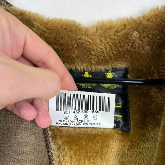 Barbour Acrylic Lining Vest A295 C44/112cm Size L - Picture 7 of 7